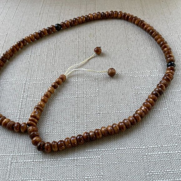 Real Wood Beads Tasbeeh Brown Handmade Prayer Beads Islamic - Picture 7 of 10